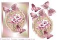 Aquilegia Card Topper with Decoupage