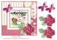 8x8 Westie in the Garden with Decoupage