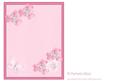 Blank Insert for Bouquets of Happy Thoughts Topper