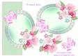 Over the Edge Floral Card Front with Decoupage