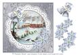 8x8 Oast Houses in Snow Mini Kit with Decoupage