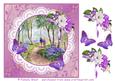 8x8 Walk in the Bluebell Woods Mini Kit with Decoupage