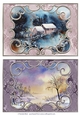 2 A5 card toppers Snow in the Dales and Pond in Winter