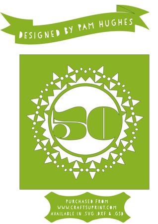 50th Birthday Card