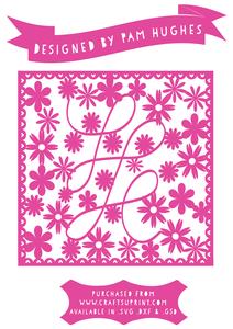 Flowers Scallop Border