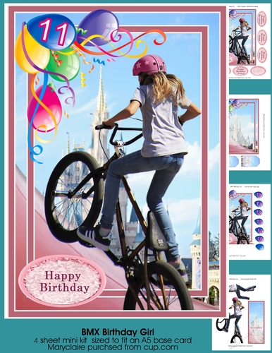 BMX Birthday Girl