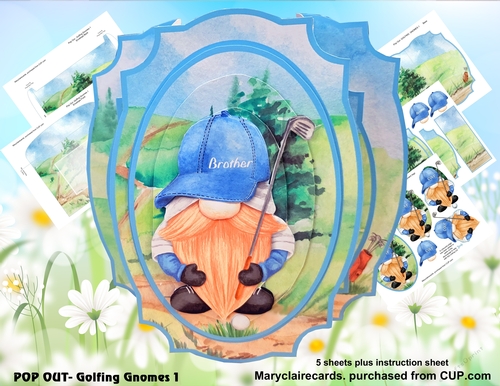 Pop Out-Golfing Gnomes 1