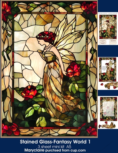 Stained Glass-Fantasy World 1