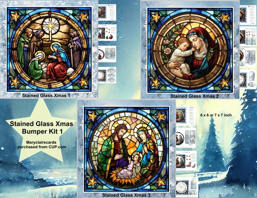 Stained Glass Xmas Bumper Kit 1