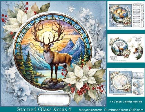 Stained Glass Xmas 4