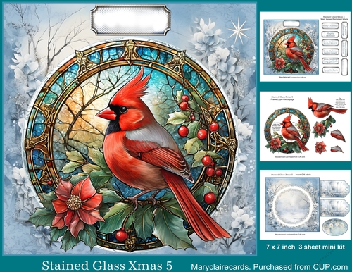 Stained Glass Xmas 5