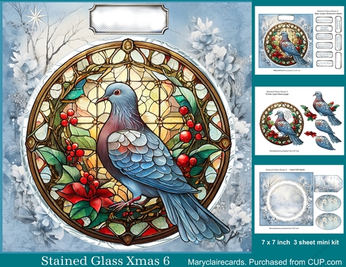 Stained Glass Xmas 6
