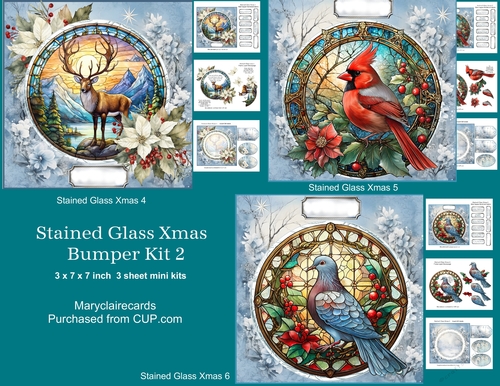 Stained Glass Xmas Bumper Kit 2