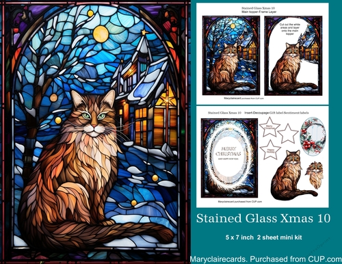 Stained Glass Xmas 10