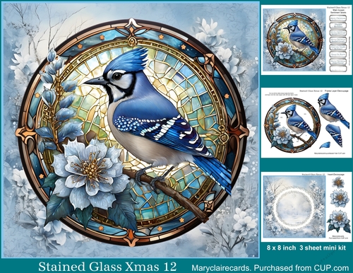 Stained Glass Xmas 12