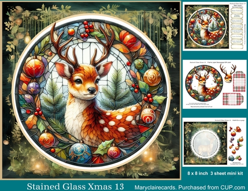 Stained Glass Xmas 13