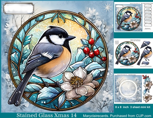 Stained Glass Xmas 14