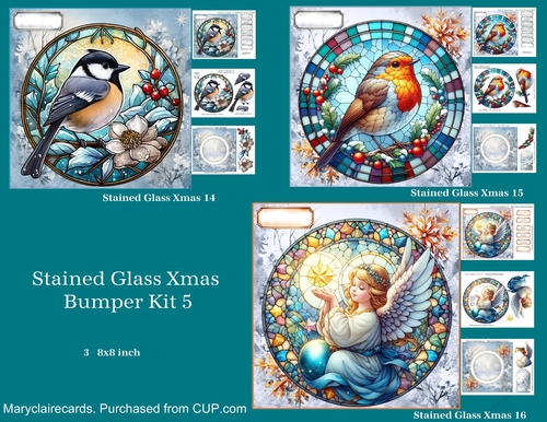Stained Glass Xmas Bumper Kit 5