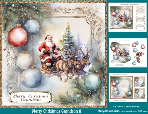 Merry Christmas Grandson 8