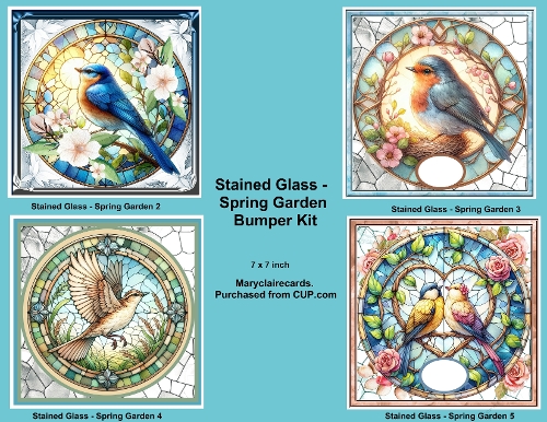 Stained Glass - Spring Garden Bumper Kit