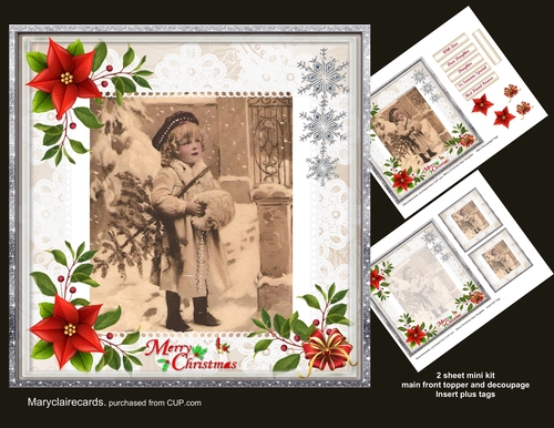 Merry Christmas Dear Daughter 2 sheet mini kit