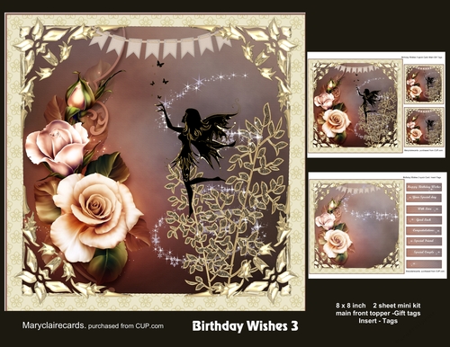 Birthday Wishes 3 Quick Card