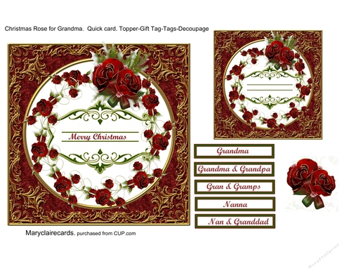 Christmas Rose for Grandma