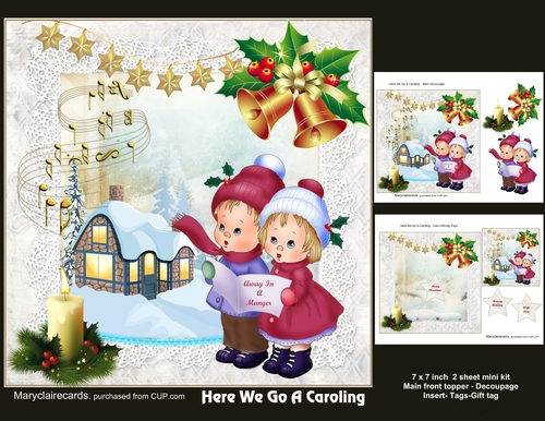 Here We Go A Caroling mini kit