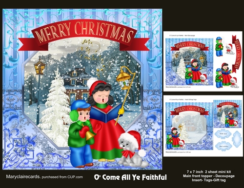O Come All Ye faithful mini kit