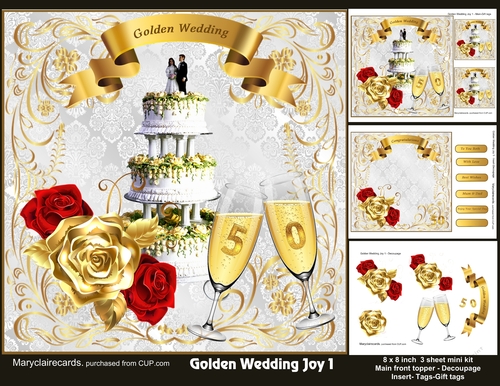 Golden Wedding Joy 1 mini kit