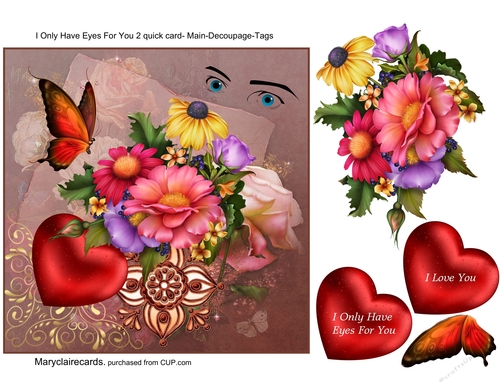 I Only Have Eyes For You 2 quick card