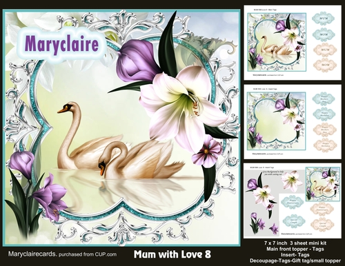 Mum with Love 8  mini kit 