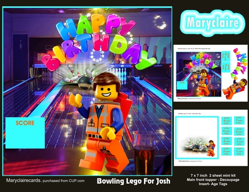 Bowling Lego For Josh mini kit