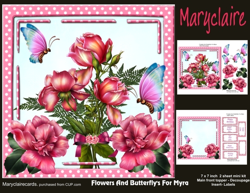 Flowers And Butterflys for Myra