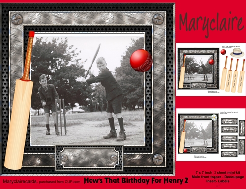 Hows That Birthday For Henry 2 mini kit