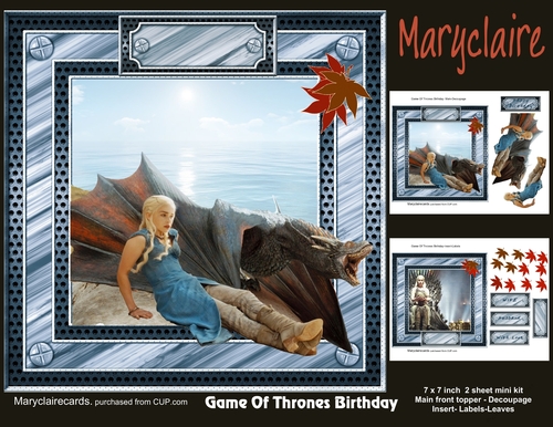 Game Of Thrones Birthday mini kit