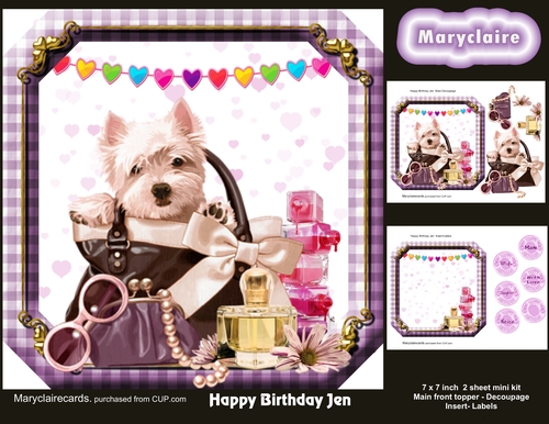 Happy Birthday Jen mini kit