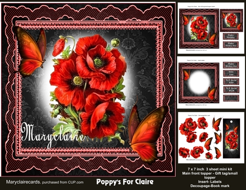Poppys For Claire mini kit