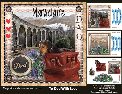 To Dad With Love mini kit