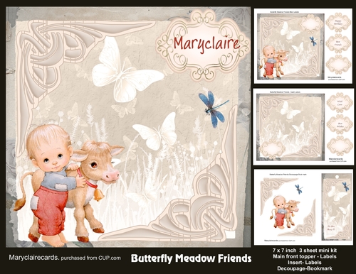 Meadow Butterfly Friends 1  min kit