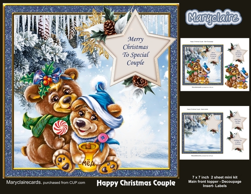 Happy Christmas Couple mini kit