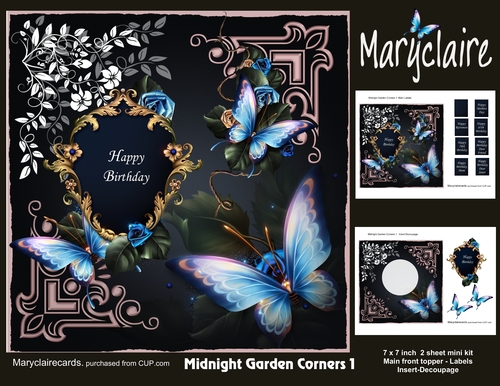 Midnight Garden Corners 1 mini kit