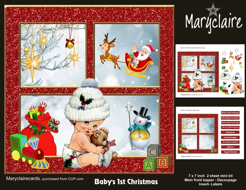 Babys 1st Christmas mini kit