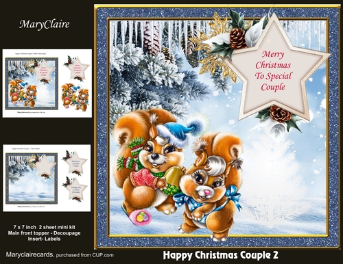 Happy Christmas Couple 2 mini kit