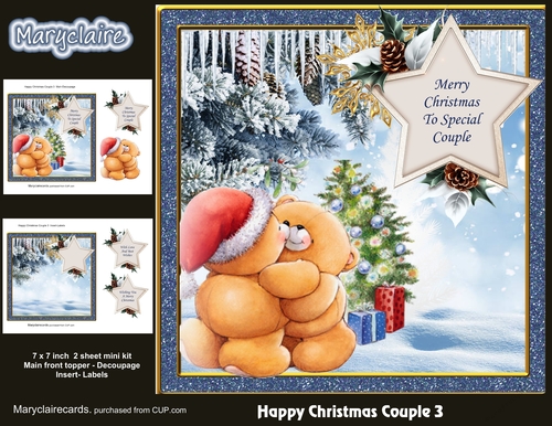 Happy Christmas Couple 3 mini kit