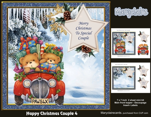 Happy Christmas Couple 4 mini kit