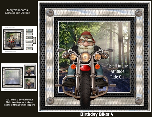 Birthday Bikers 4 mini kit