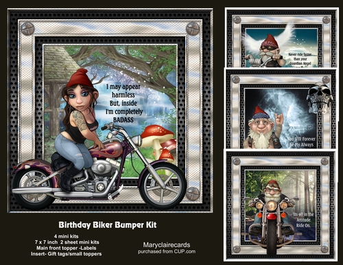 Birthday Bikers Bumper Kit