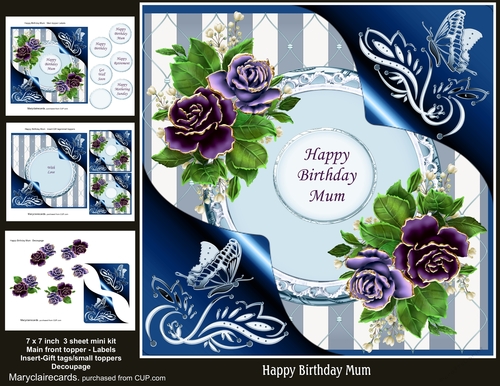 Happy Birthday Mum mini kit