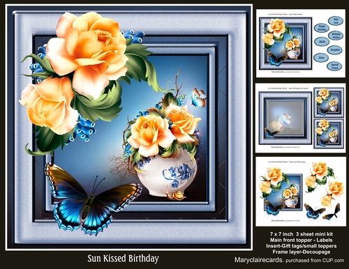 Sun Kissed Birthday Wishes mini kit